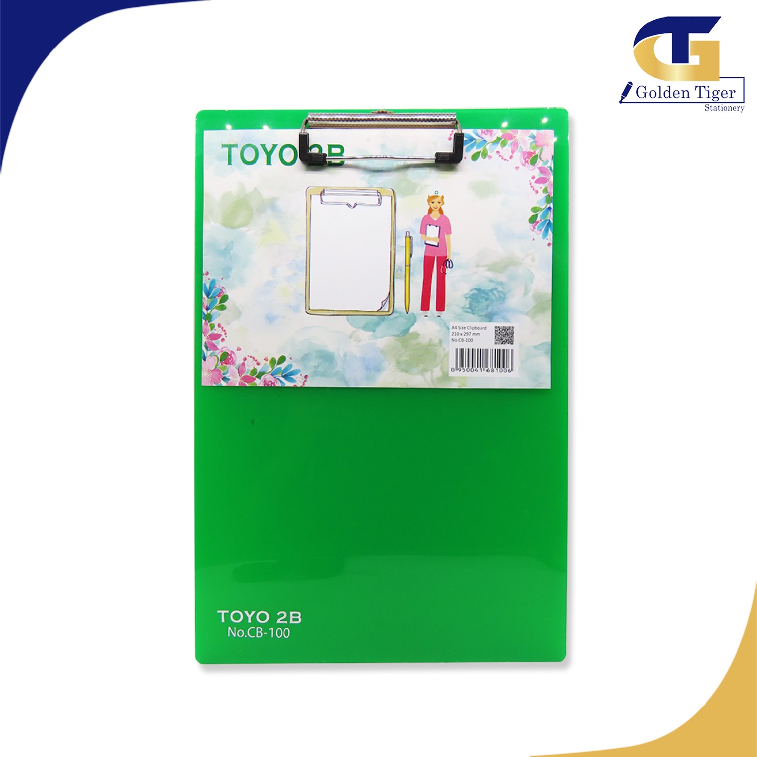 TOYO Clip Board 2B No.CB-100 A4 | Golden Tiger Stationery Store