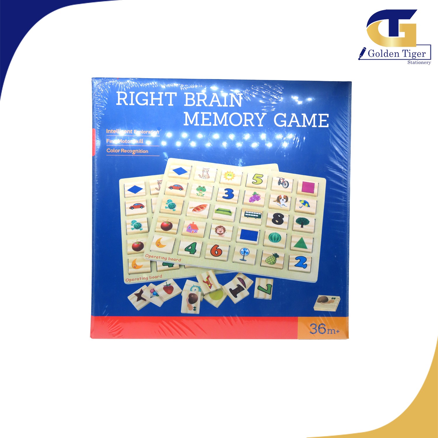 Right Brain Memory Game (Box Game) | Golden Tiger Stationery Store