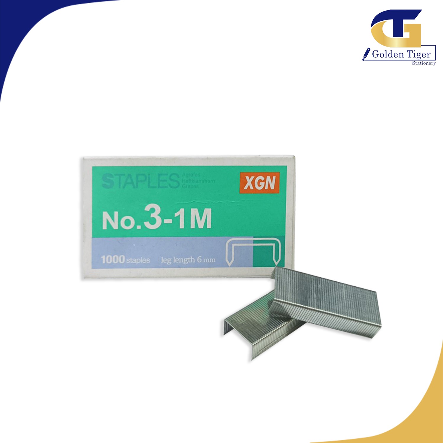 XGN stapler Pin 24/6 ( 1 pcs ) Golden Tiger Stationery Store