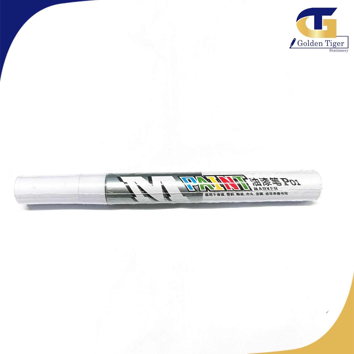 M&G Paint Marker အဖြူ 8501 Golden Tiger Stationery Store