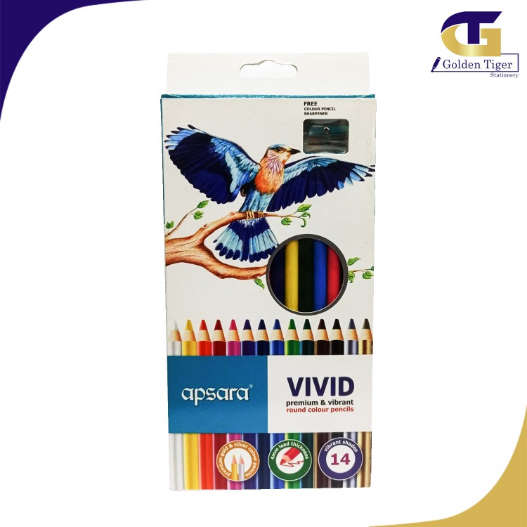 Apsara Vivid Color Pencil 14 color (NTJ)