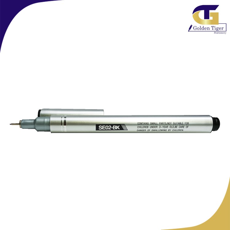 Seikai Needle Drawing Pen 0.2 (SE02-BK)