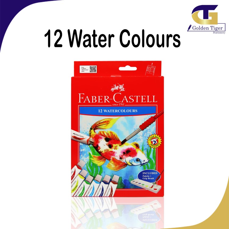 Faber Castell 12 Watercolours 121004N