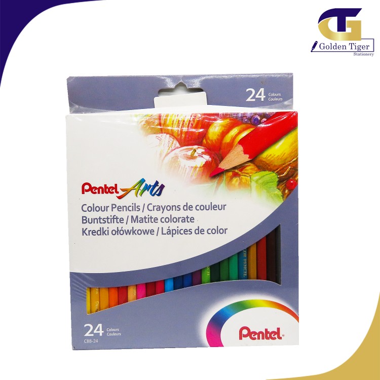 Pentel Arts Colour Pencil 24 colours CB8-24U