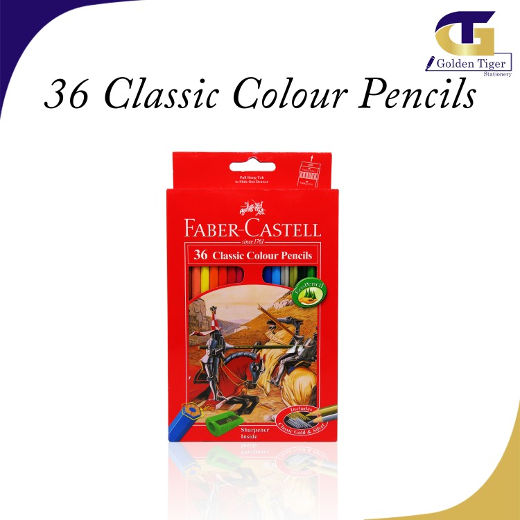 Faber Castell Classic Colour Pencil 36 colours