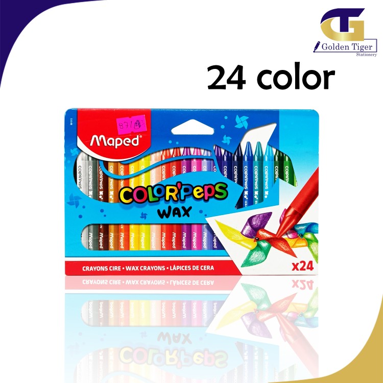 Maped Color'Peps Wax Crayon 24C