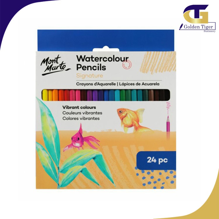 Mont Marte Watercolour Pencils 24pcs MPN0032