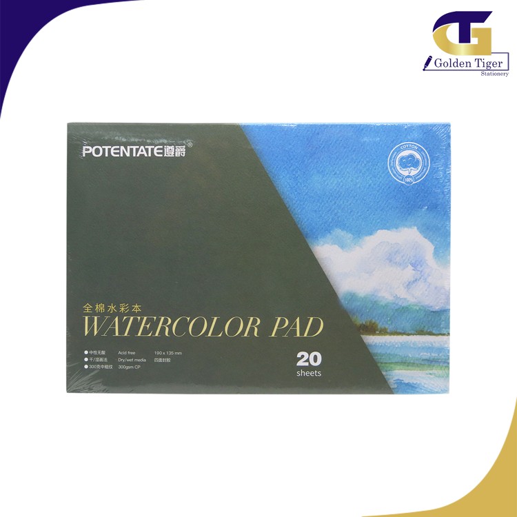 Potentate Water color pad 190 x 135 mm 300g 20 sheets 020851