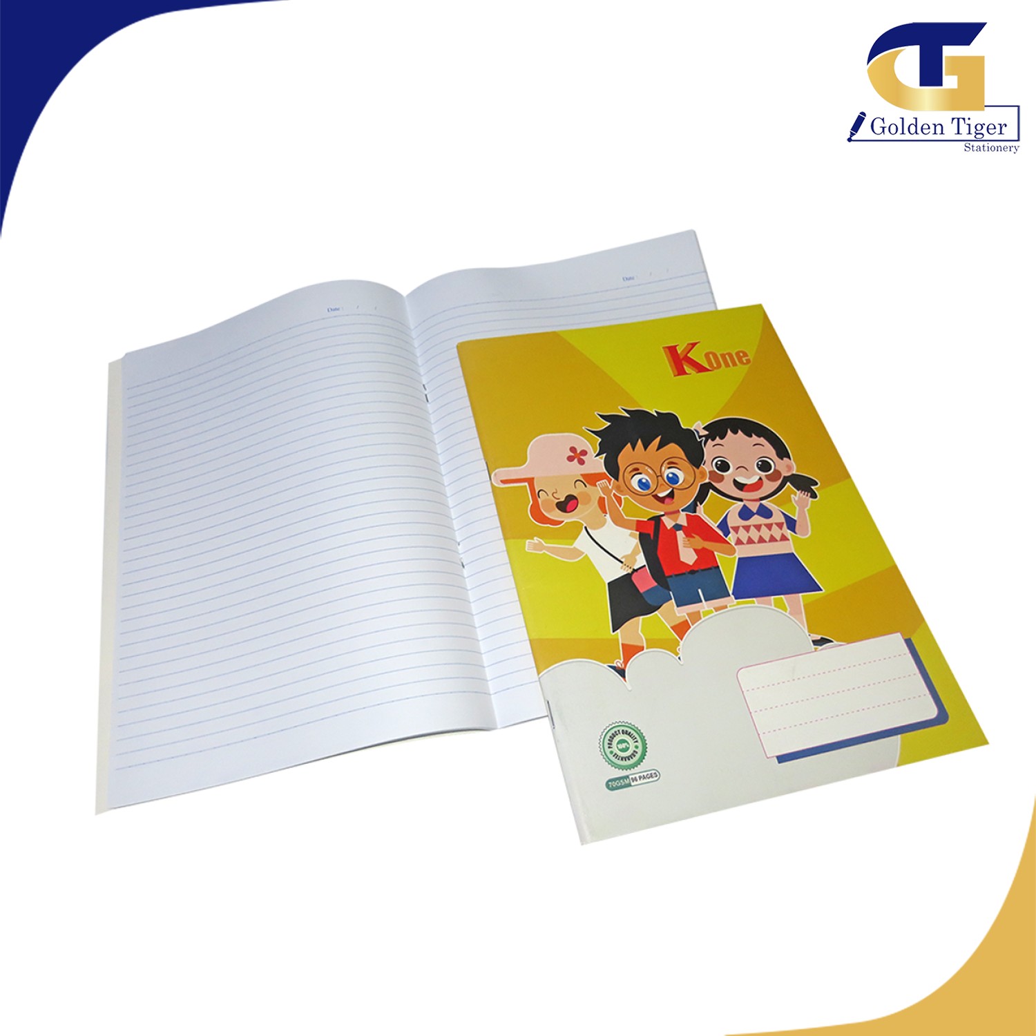 K One Exercise Book A4 96P / 70g ( 1 pcs ) | Golden Tiger Stationery Store