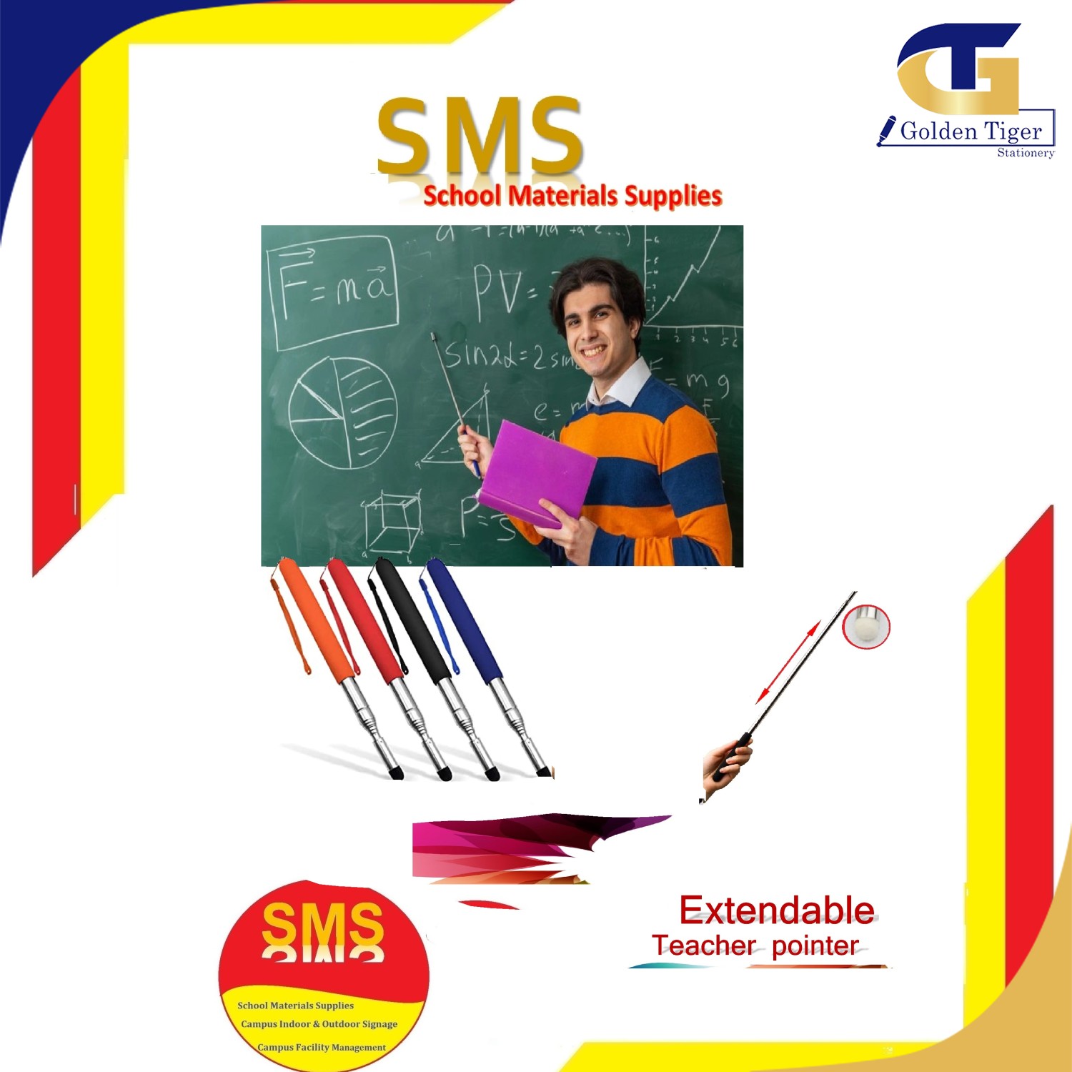 teacher pointer | Golden Tiger Stationery Store